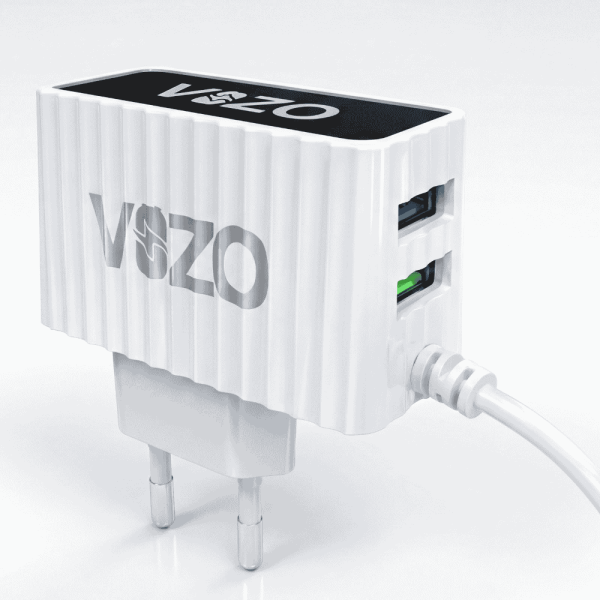 VIZO KW300 Dual Port Charger (2 4A) – With 1M Cable