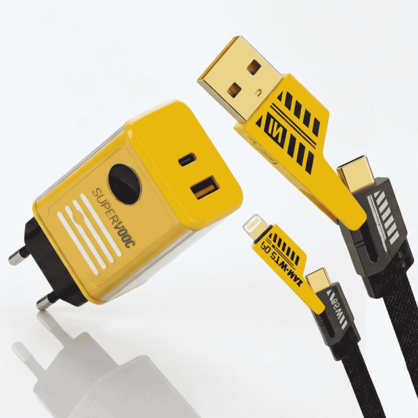 VOLT MAX 45W Super Fast Charger – With FREE 4 in 1 Cable