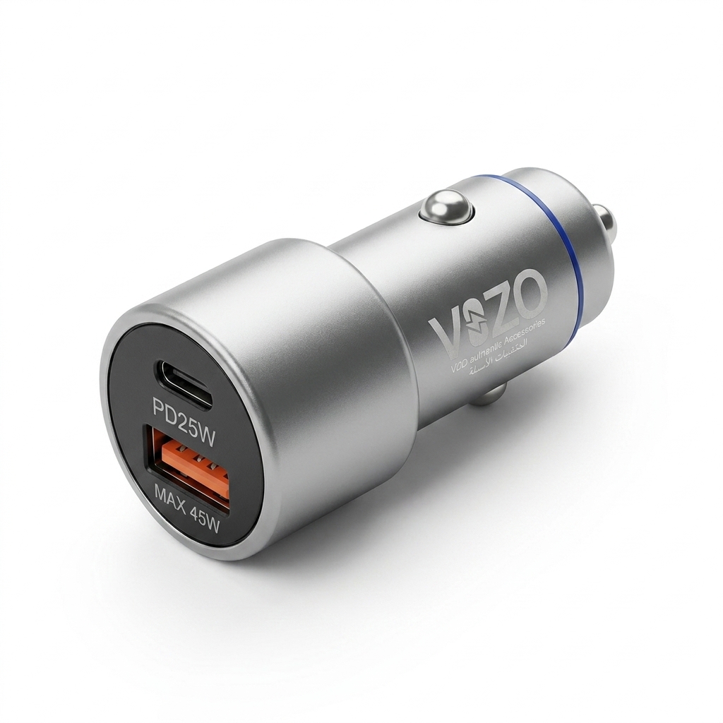 Vizo CAR45 45W Car Charger with Free 4 in 1 Cable – Fast Charging Car Charger Pakistan Image 4