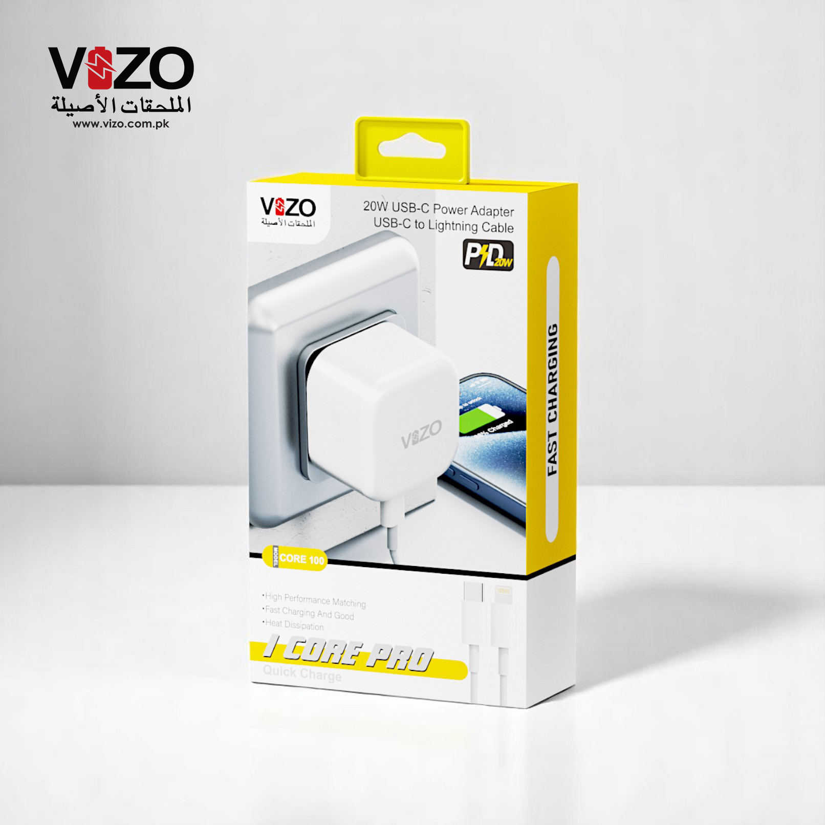 VIZO ICORE PRO 25W Fast Charger for iPhone