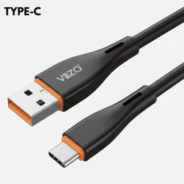 MAXO VC202 Type C Super Fast Charging Cable – 80W Power Output with 480Mbps High Speed Data Transfer | USB to Type C & Micro Support