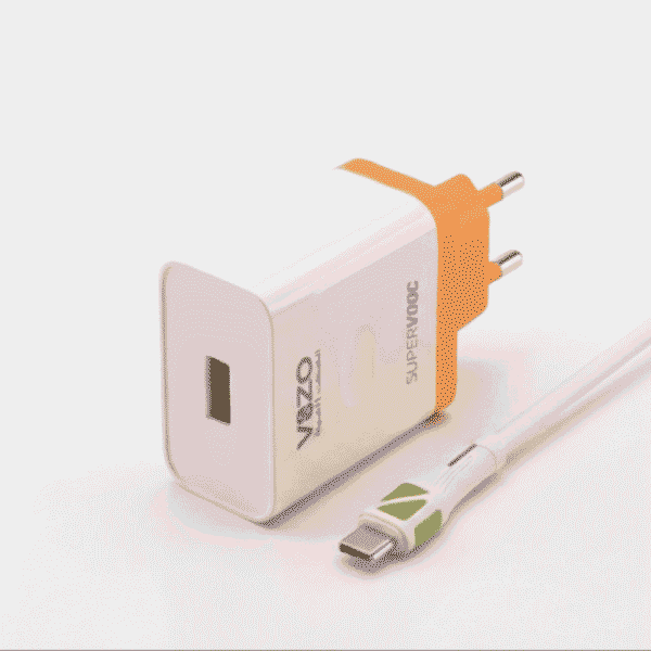 80W Charger Max with Type C Cable – Ultimate Super Fast Charging Support for OPPO, OnePlus & Infinix Devices