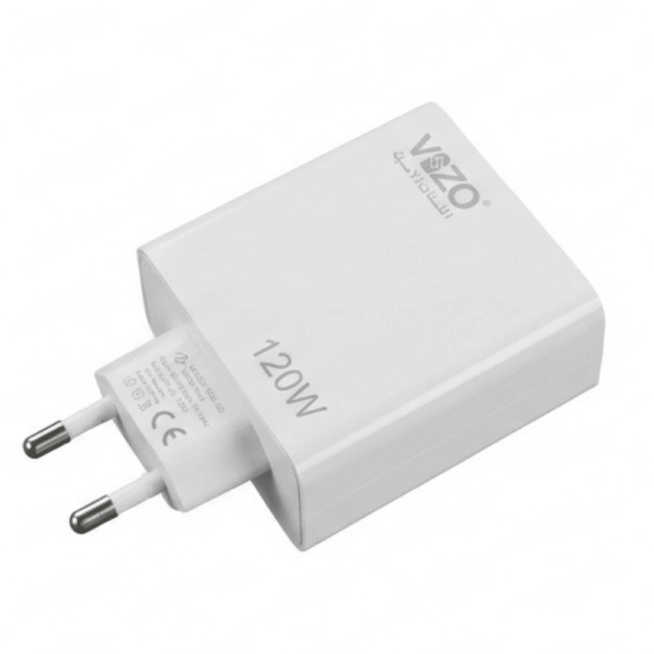 MIVO VMC120 120W Super Fast Charger with Advanced Smart Chip & Multi Layer Safety Protection – Ultimate High Speed Charging Solution for Phones, Tablets & Laptops