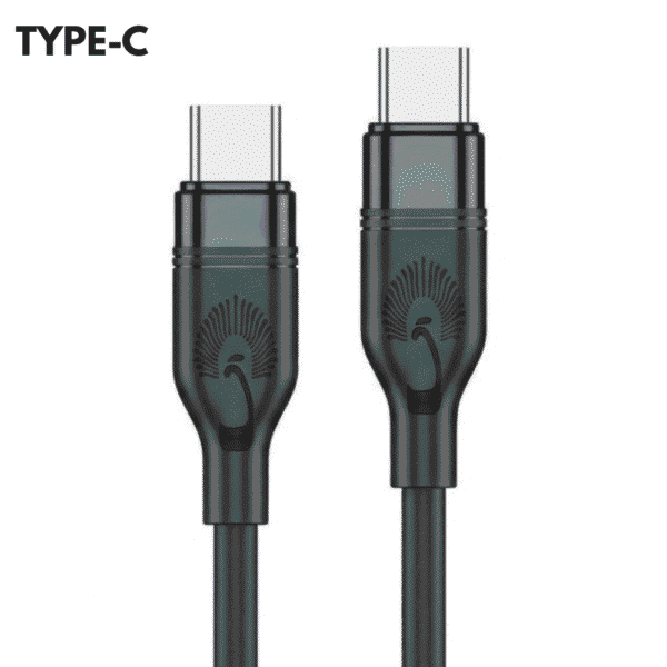 PEACOCK VPO101 C to C Super Fast Charging Cable with 5Gbps Ultra Speed Performance