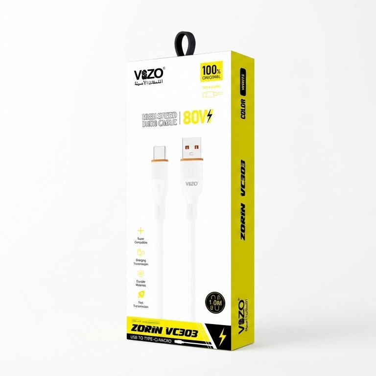 V4A iPhone Fast Charging Data Cable – 100% Original Smart Chip Cable for Safe & High Speed Charging Image 3