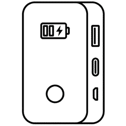 Powre bank icon vizo 1