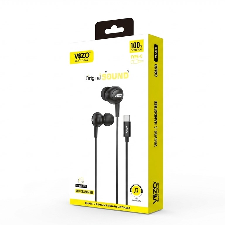 HANDSFREE VR9 Type C Gaming ENC – Dual Support Auto Detection ENC Mic Pro Audio | Pakistan Image 3
