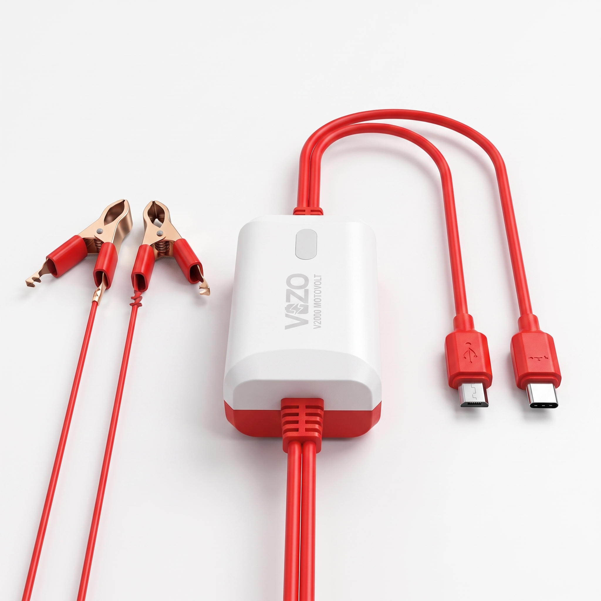 V2000 Motovolt Fast Charger – DC 12V 24V 3500mAh Charging Image 7